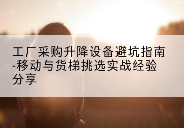 定州移动式升降机怎么选-工厂采购升降设备避坑指南-移动与货梯挑选实战经验分享